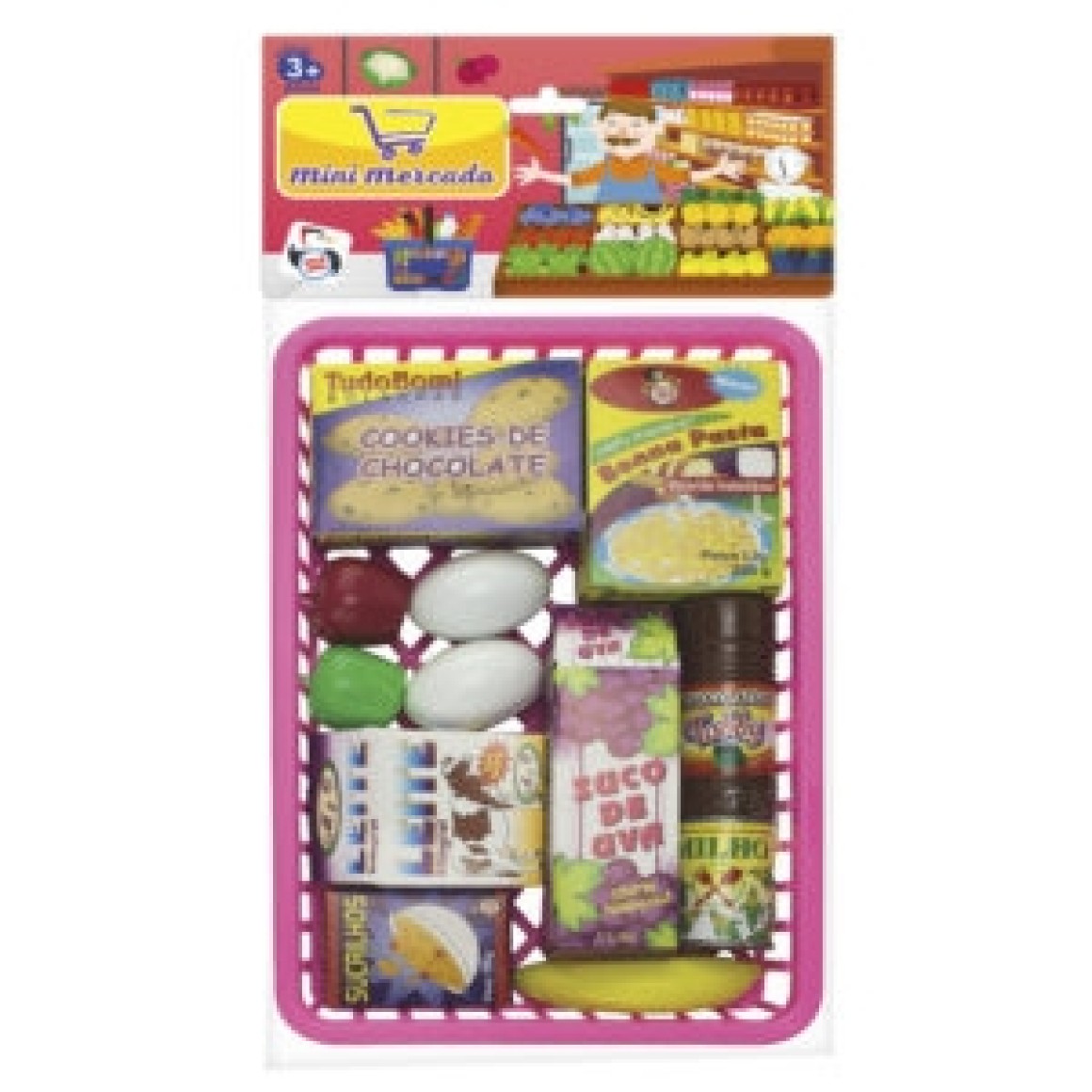 KIT MINI MERCADO PICA PAU 14,5CMX3,5CMX22,5CM 354